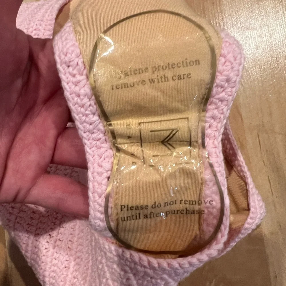 NWOT Maiyo Rose Crochet High Rise Bikini Bottom - Picture 5 of 11